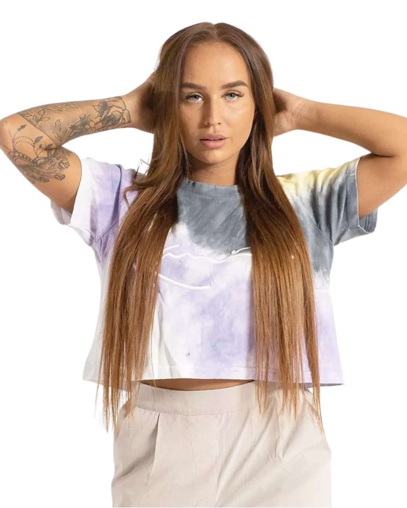 Crop top Karl Kani Signature wide Tie Dye