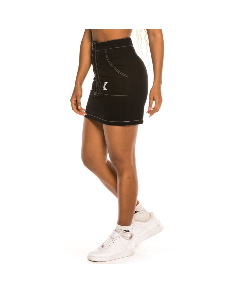 Mini jupe Karl Kani Denim Skirt Noir