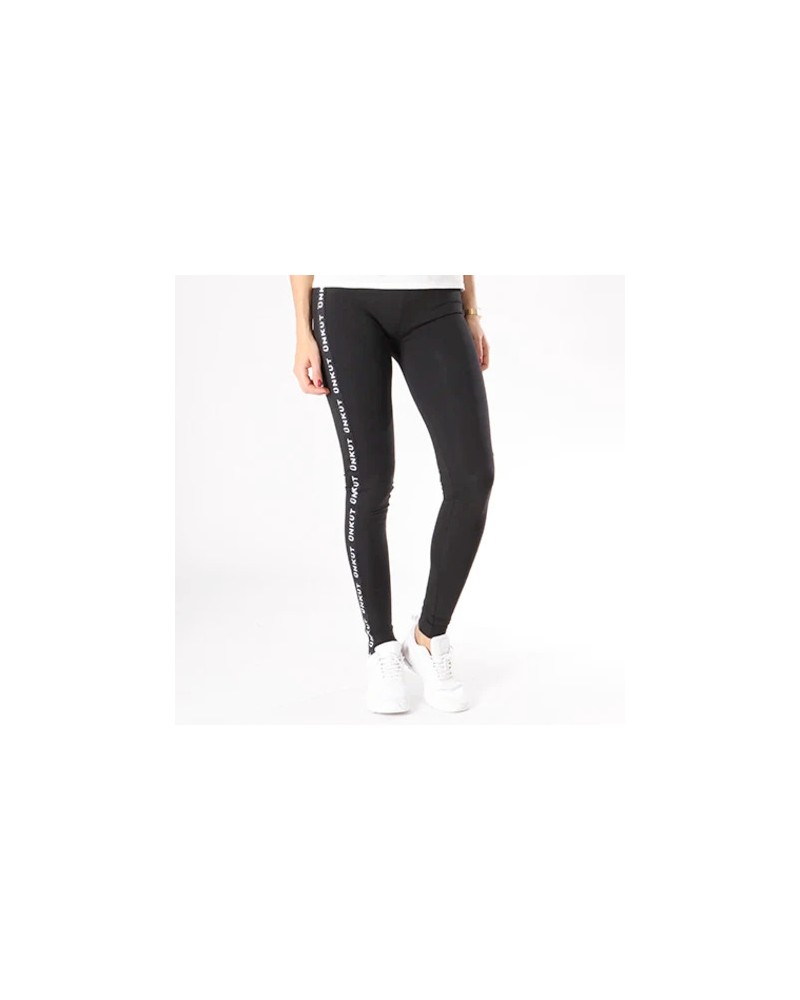 Legging Unkut Femme Avec Bandes Brodées Skin Noir